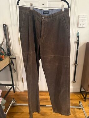Nautica Men's Brown Corduroy Pants